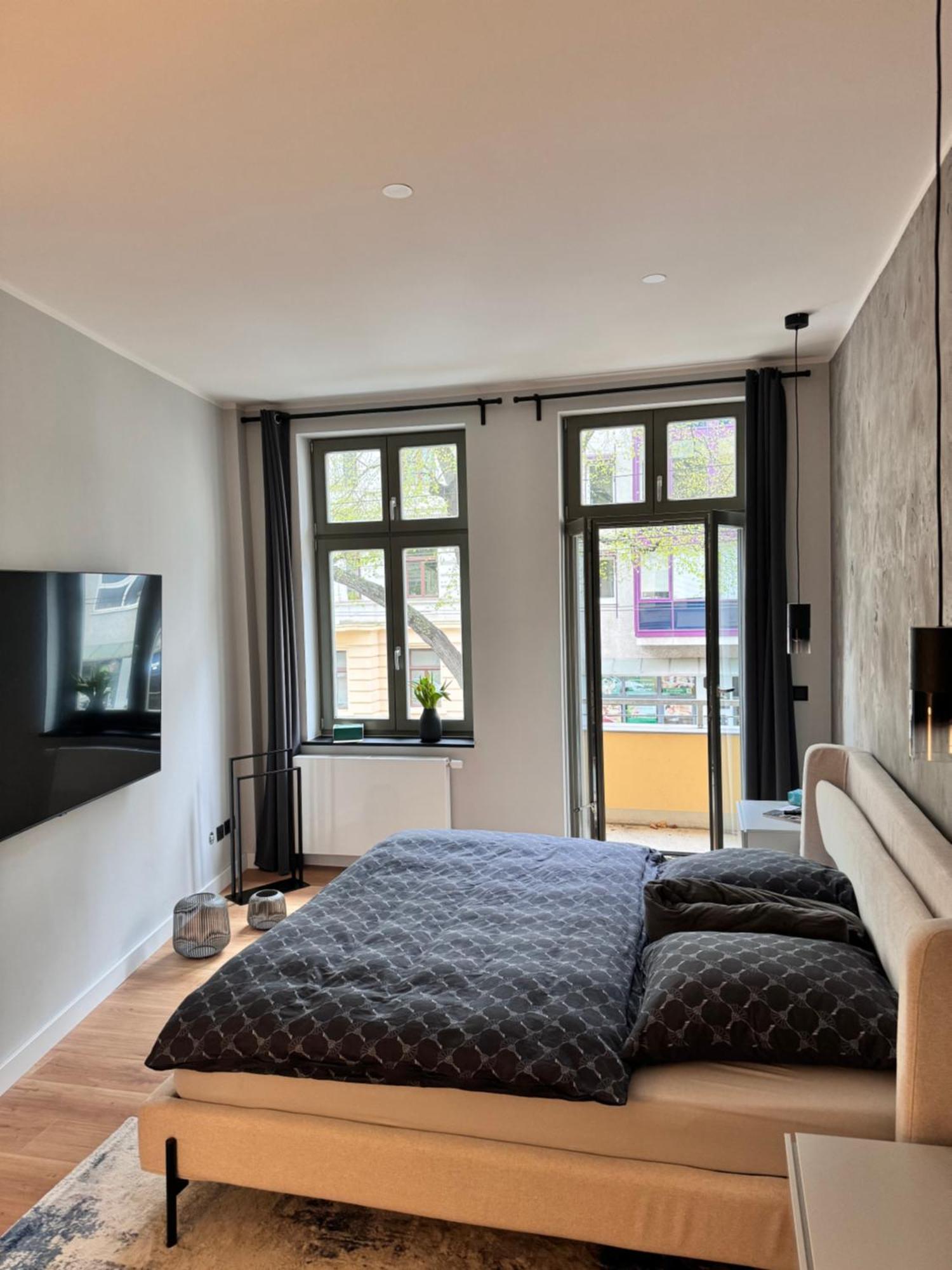 Premium Apartment In Magdeburg Stadtfeld Ost Mit 2 Schlafzimmern & Stellplatz Exteriör bild